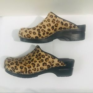 Sanita  Animal Print mules Shoes.